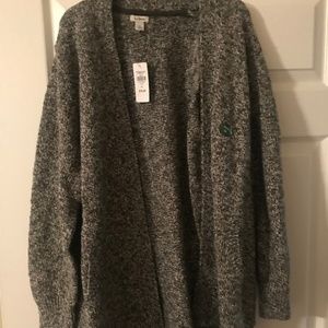 Gray and Black Cardigan XL Petite